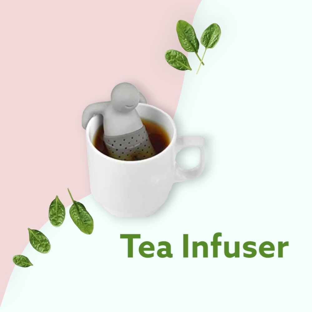Mr. Tea by Fred Reusable Silicone Kawaii Tea Infuser Strainer